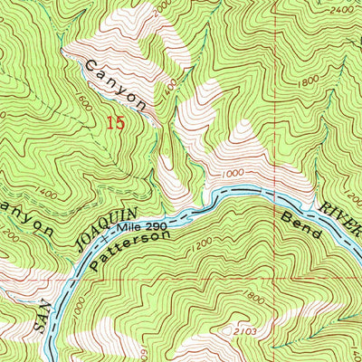 United States Geological Survey North Fork, CA (1965, 24000-Scale) digital map