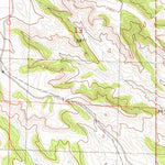 United States Geological Survey North Fork Crooked Creek West, MT (1980, 24000-Scale) digital map