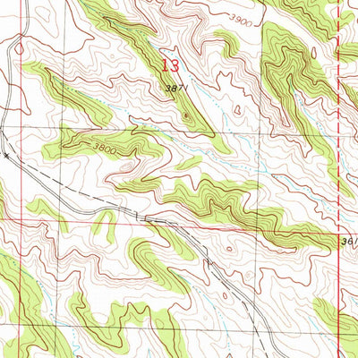 United States Geological Survey North Fork Crooked Creek West, MT (1980, 24000-Scale) digital map
