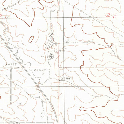 United States Geological Survey North Fork Horse Creek, MT (1983, 24000-Scale) digital map