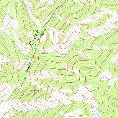 United States Geological Survey North Fork, ID (1966, 24000-Scale) digital map