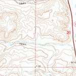 United States Geological Survey North Fork, NV (1971, 24000-Scale) digital map