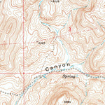 United States Geological Survey North Fork, NV (1971, 24000-Scale) digital map