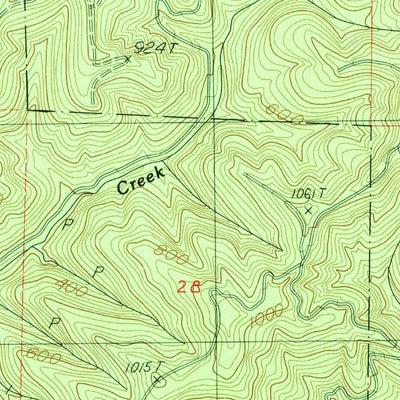 United States Geological Survey North Fork, OR (1984, 24000-Scale) digital map