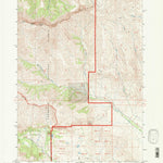United States Geological Survey North Fork Pickett Creek, WY (1991, 24000-Scale) digital map