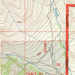 United States Geological Survey North Fork Pickett Creek, WY (1991, 24000-Scale) digital map