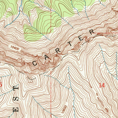United States Geological Survey North Fork Pickett Creek, WY (1991, 24000-Scale) digital map
