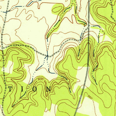United States Geological Survey North Fort Hood, TX (1947, 24000-Scale) digital map