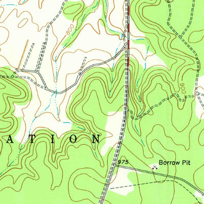 United States Geological Survey North Fort Hood, TX (1958, 24000-Scale) digital map