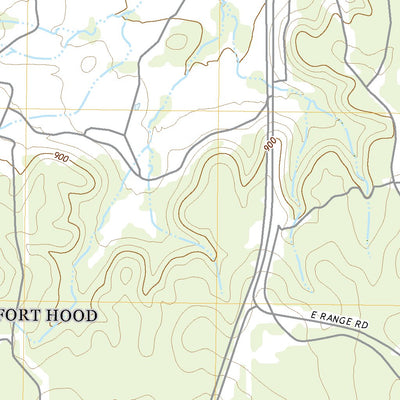 United States Geological Survey North Fort Hood, TX (2022, 24000-Scale) digital map
