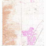 United States Geological Survey North Franklin Mountain, TX (1955, 24000-Scale) digital map