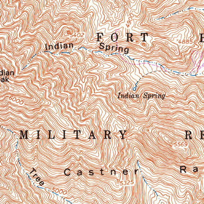 United States Geological Survey North Franklin Mountain, TX (1955, 24000-Scale) digital map