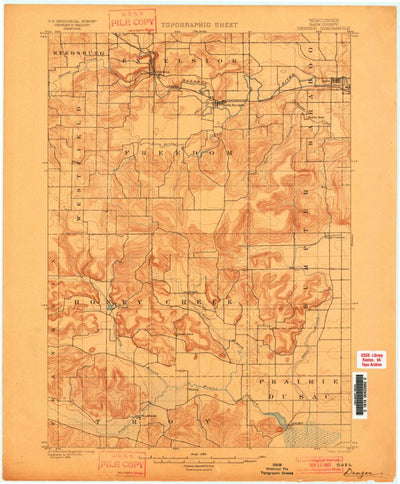 United States Geological Survey North Freedom, WI (1901, 62500-Scale) digital map