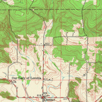 United States Geological Survey North Freedom, WI (1958, 62500-Scale) digital map