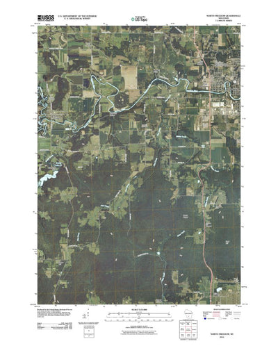 United States Geological Survey North Freedom, WI (2010, 24000-Scale) digital map