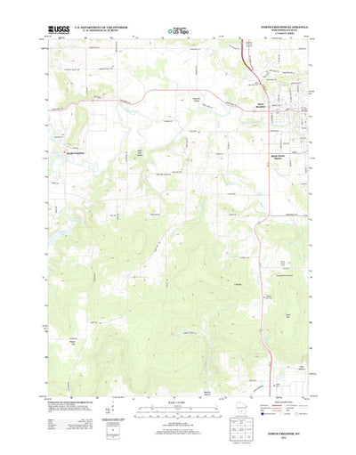 United States Geological Survey North Freedom, WI (2013, 24000-Scale) digital map