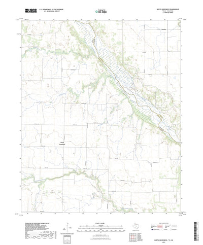 United States Geological Survey North Groesbeck, TX (2023, 24000-Scale) digital map