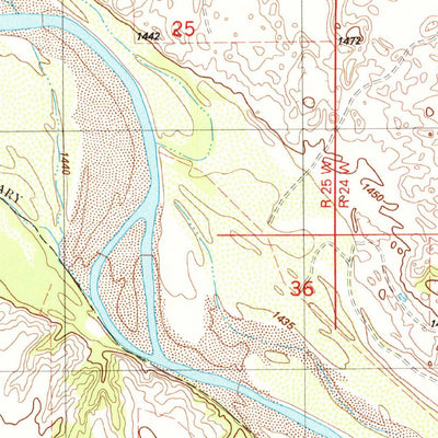 United States Geological Survey North Groesbeck, TX-OK (1985, 24000-Scale) digital map
