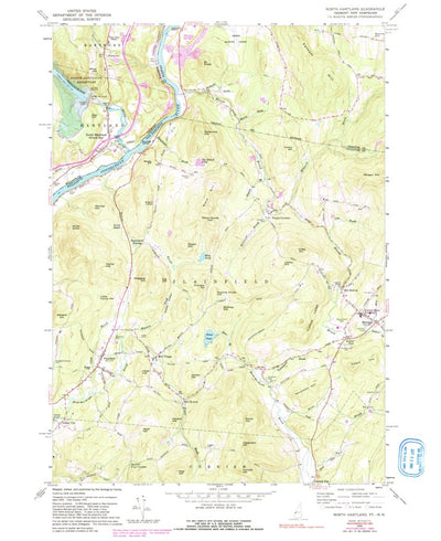 United States Geological Survey North Hartland, VT-NH (1959, 24000-Scale) digital map