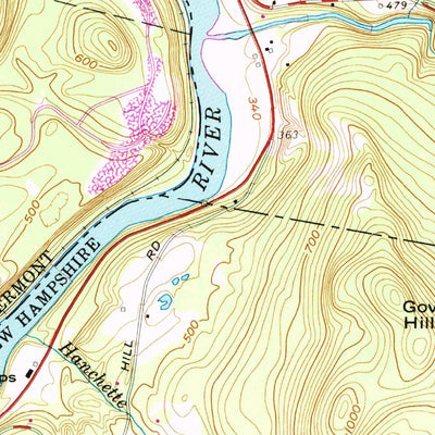 United States Geological Survey North Hartland, VT-NH (1959, 24000-Scale) digital map