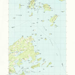 United States Geological Survey North Haven East, ME (1982, 24000-Scale) digital map