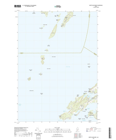 United States Geological Survey North Haven West, ME (2021, 24000-Scale) digital map
