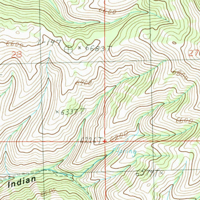 United States Geological Survey North Heglar Canyon, ID (1985, 24000-Scale) digital map