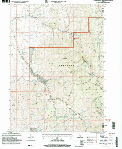 United States Geological Survey North Heglar Canyon, ID (2001, 24000-Scale) digital map