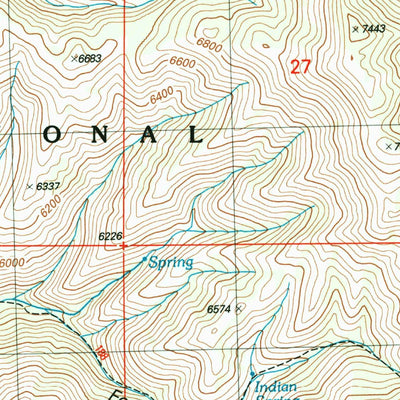United States Geological Survey North Heglar Canyon, ID (2001, 24000-Scale) digital map