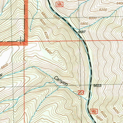 United States Geological Survey North Heglar Canyon, ID (2001, 24000-Scale) digital map