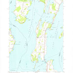 United States Geological Survey North Hero, VT-NY (1966, 24000-Scale) digital map