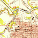 United States Geological Survey North Highlands, LA (1955, 24000-Scale) digital map