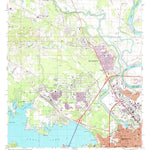 United States Geological Survey North Highlands, LA (1980, 24000-Scale) digital map