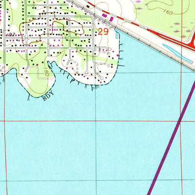 United States Geological Survey North Highlands, LA (1980, 24000-Scale) digital map