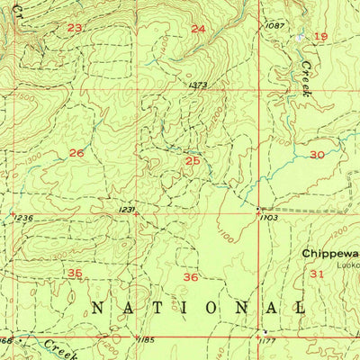 United States Geological Survey North Ironwood, MI-WI (1956, 62500-Scale) digital map