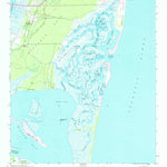 United States Geological Survey North Island, SC (1942, 24000-Scale) digital map