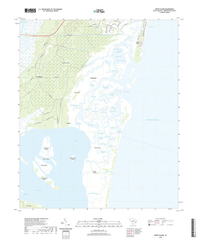 United States Geological Survey North Island, SC (2020, 24000-Scale) digital map