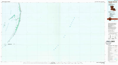 United States Geological Survey North Islands, LA (1982, 100000-Scale) digital map