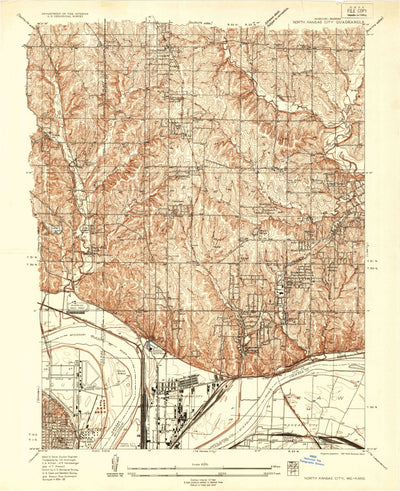 United States Geological Survey North Kansas City, MO-KS (1935, 24000-Scale) digital map