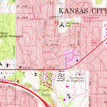 United States Geological Survey North Kansas City, MO-KS (1964, 24000-Scale) digital map