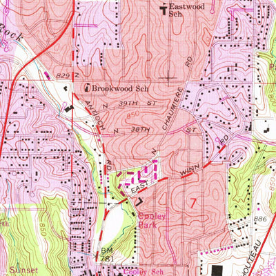 United States Geological Survey North Kansas City, MO-KS (1964, 24000-Scale) digital map