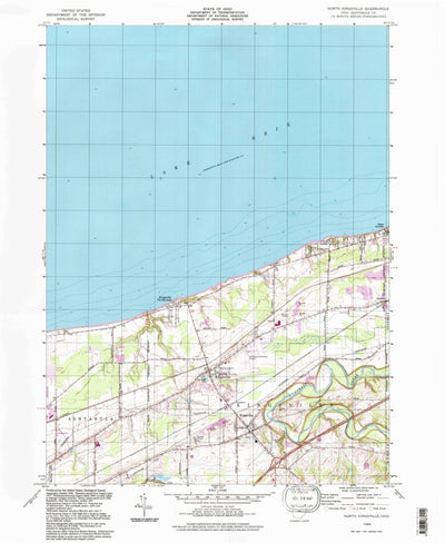 United States Geological Survey North Kingsville, OH (1994, 24000-Scale) digital map