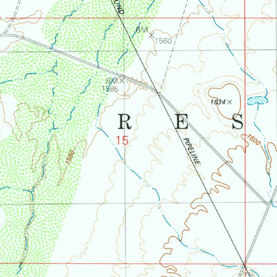 United States Geological Survey North Komelik, AZ (1981, 24000-Scale) digital map