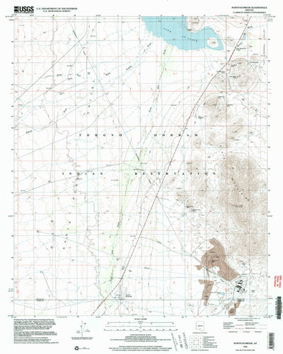 United States Geological Survey North Komelik, AZ (1996, 24000-Scale) digital map