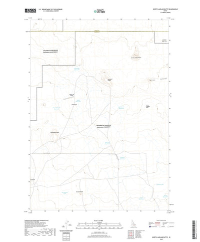 United States Geological Survey North Laidlaw Butte, ID (2020, 24000-Scale) digital map