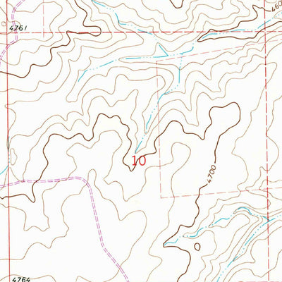 United States Geological Survey North Lake, NM (1967, 24000-Scale) digital map
