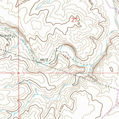 United States Geological Survey North Lake, NM (1967, 24000-Scale) digital map