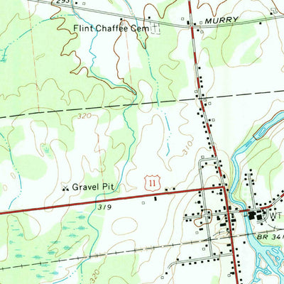 United States Geological Survey North Lawrence, NY (1964, 24000-Scale) digital map