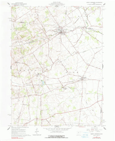 United States Geological Survey North Lewisburg, OH (1961, 24000-Scale) digital map