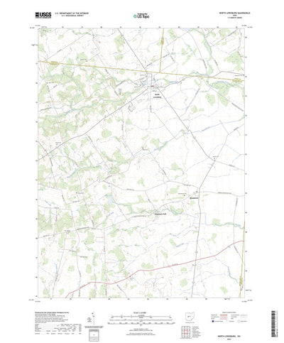 United States Geological Survey North Lewisburg, OH (2023, 24000-Scale) digital map